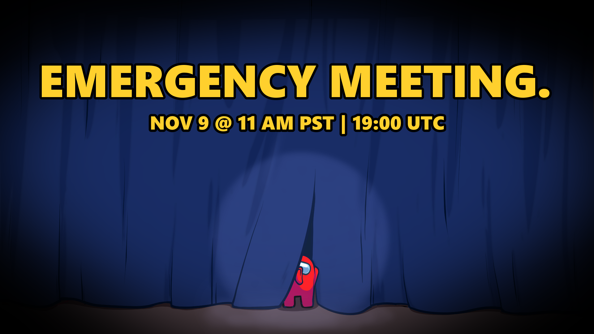 Join us for Emergency Meeting #33